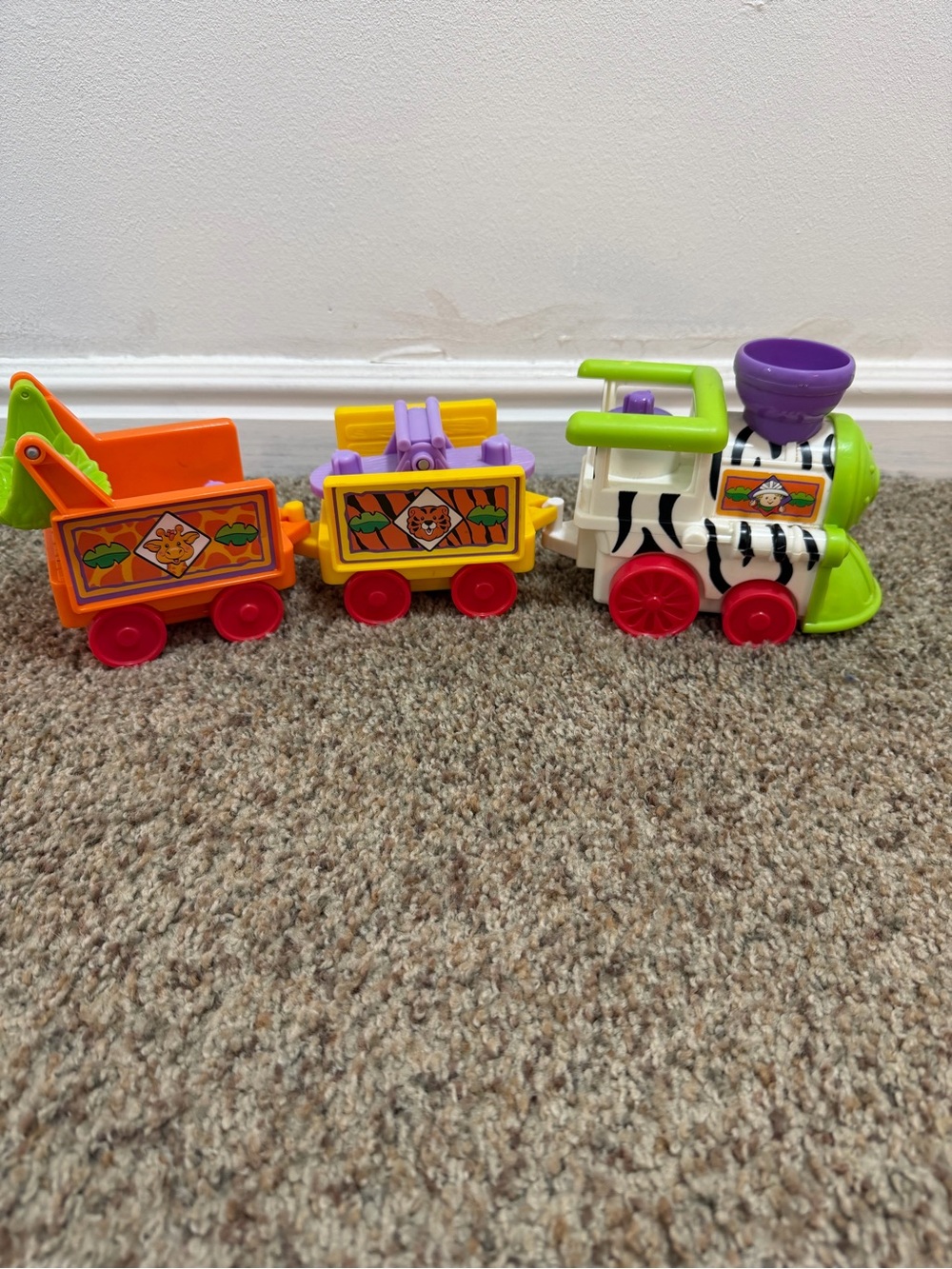 Little people fisher price zoo train
